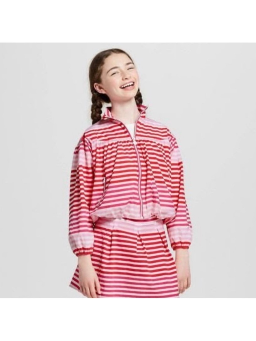 Hunter for Target Girls’ Performance Jacket Red Pink White - Picture 12 of 13